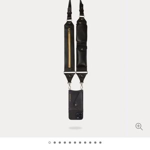 Bandolier cross body phone holder and wallet phone case